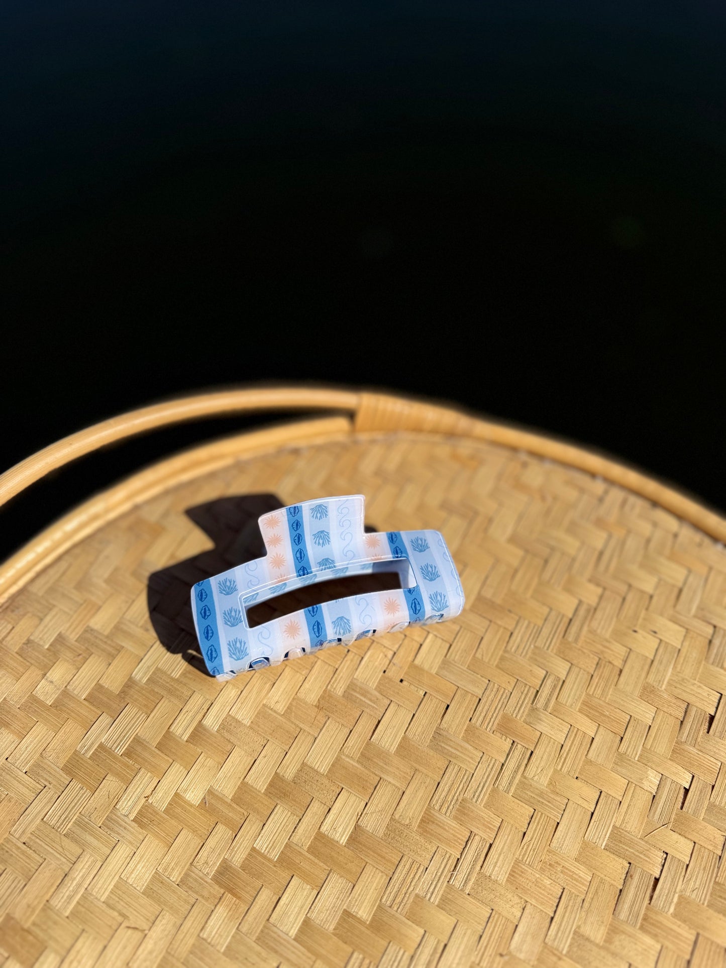 Saltwater Stripes Hair Clips