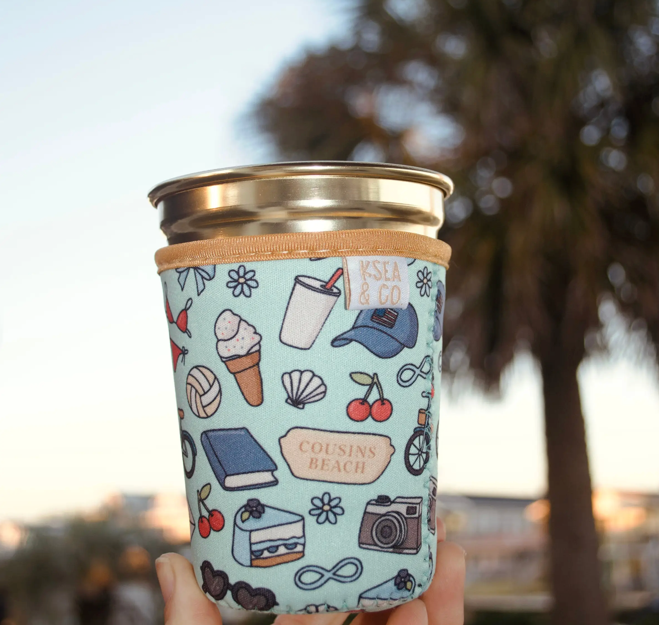 Cousins Beach (TSITP) Iced Coffee Drink Sleeve