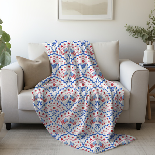 Stars & Stripes Throw Blanket