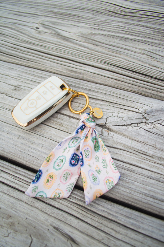 Botanical Frames Satin Keychain