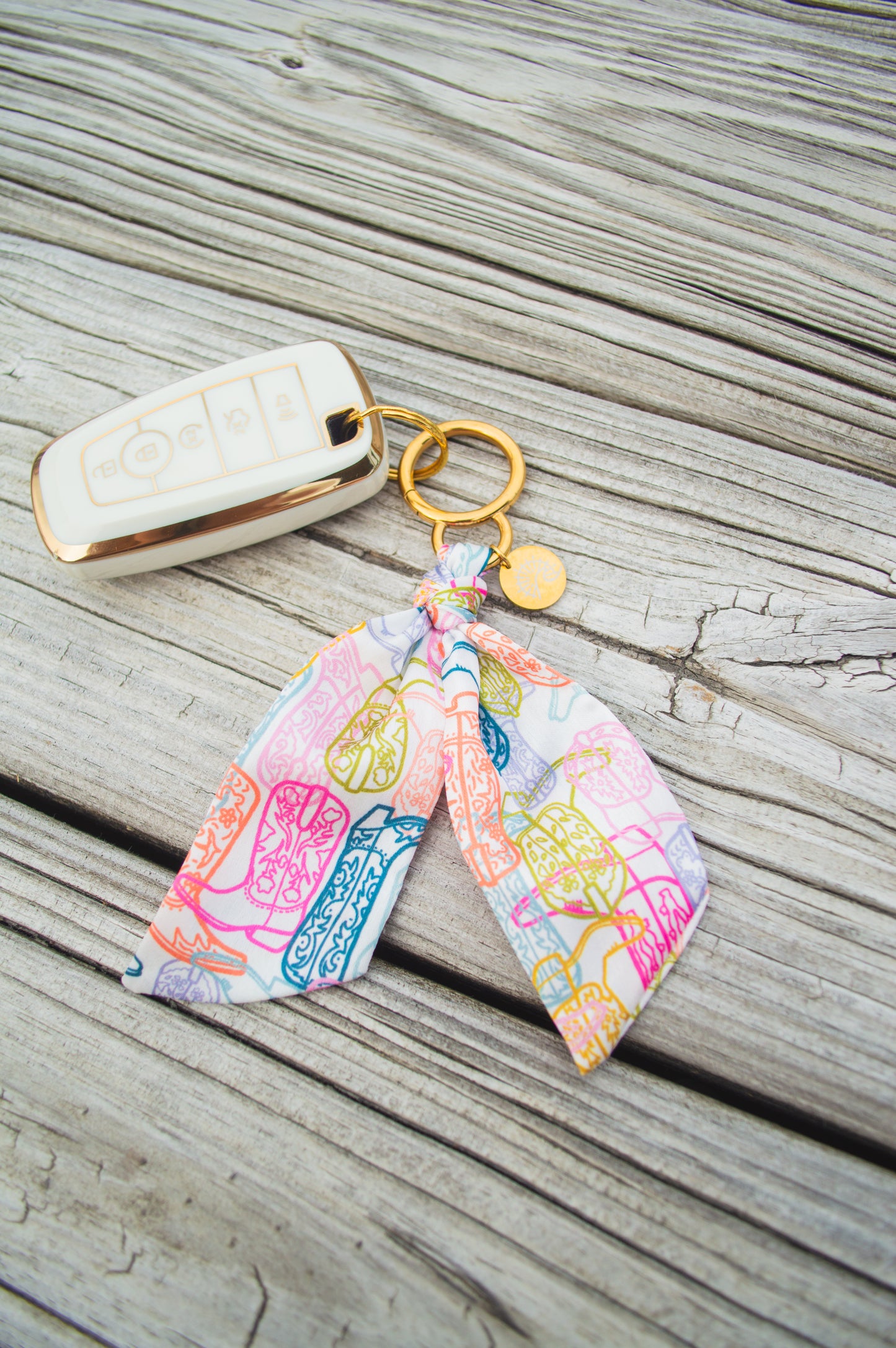 Yeehaw Satin Keychain