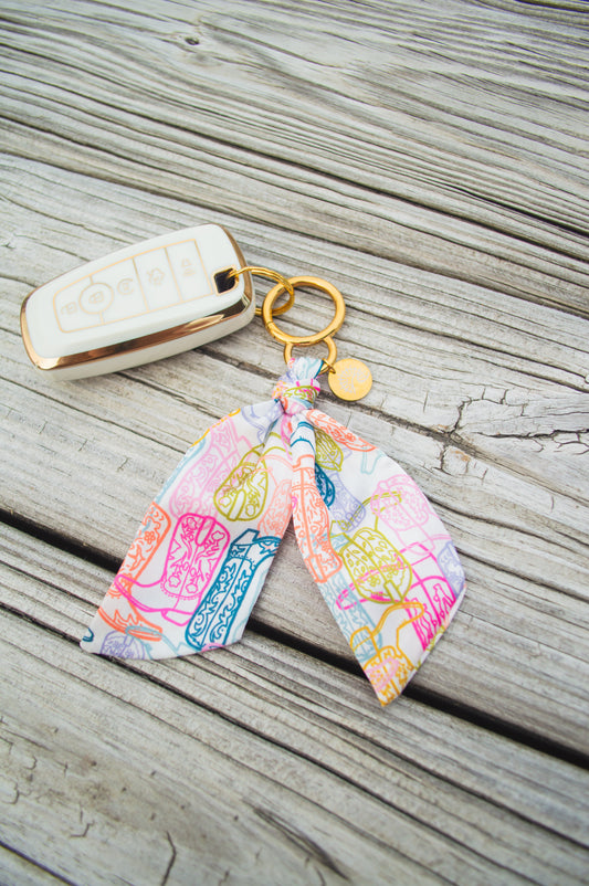 Yeehaw Satin Keychain