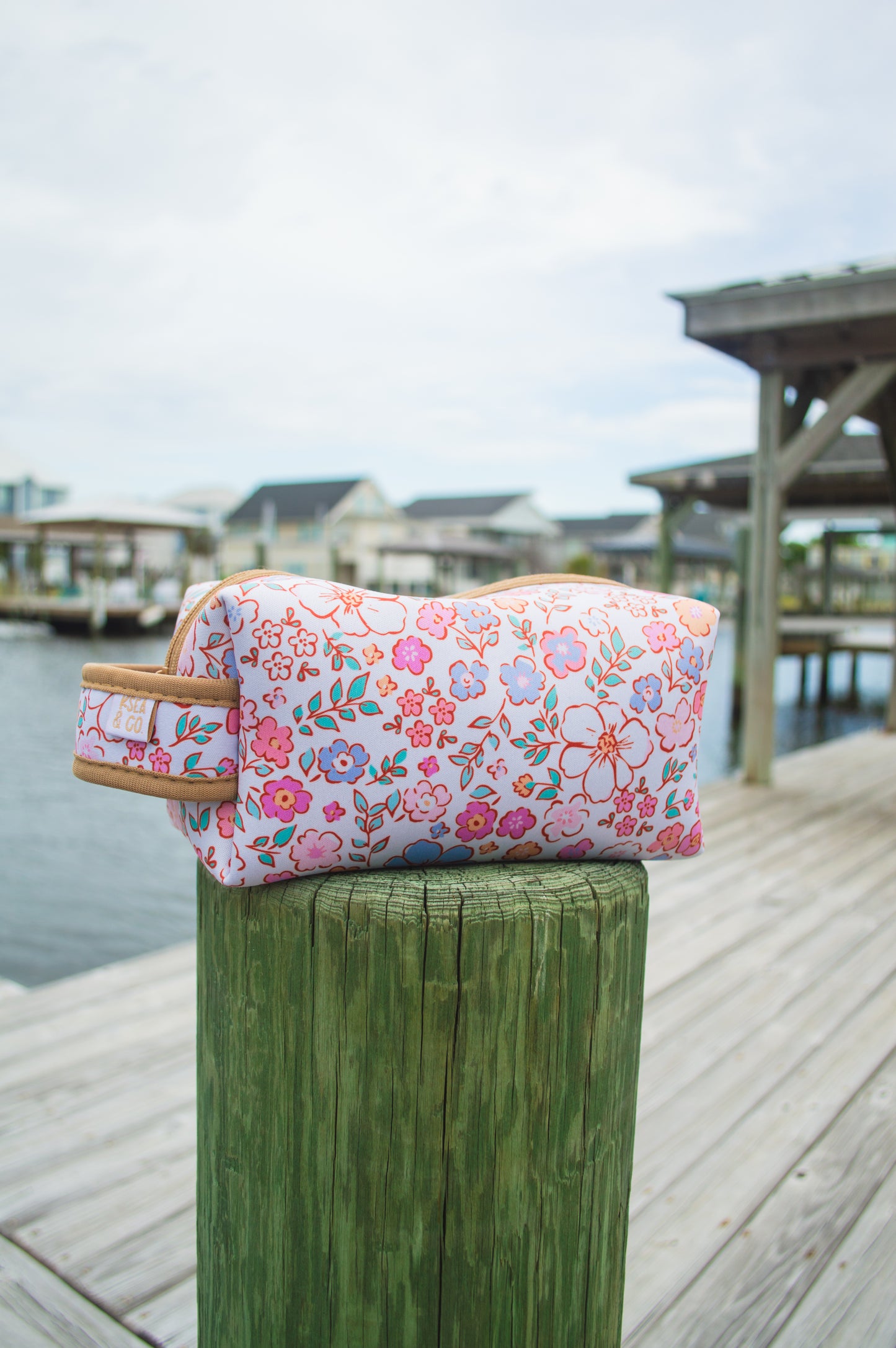 Sweet Peony Cosmetic Pouch