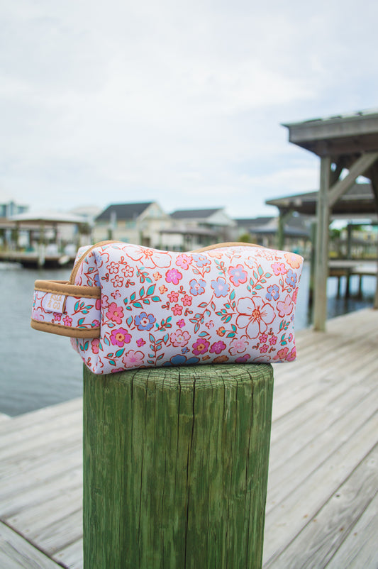 Sweet Peony Cosmetic Pouch