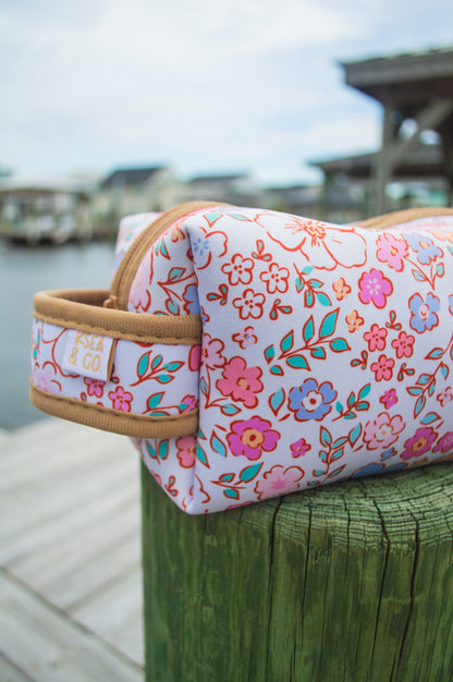 Sweet Peony Cosmetic Pouch