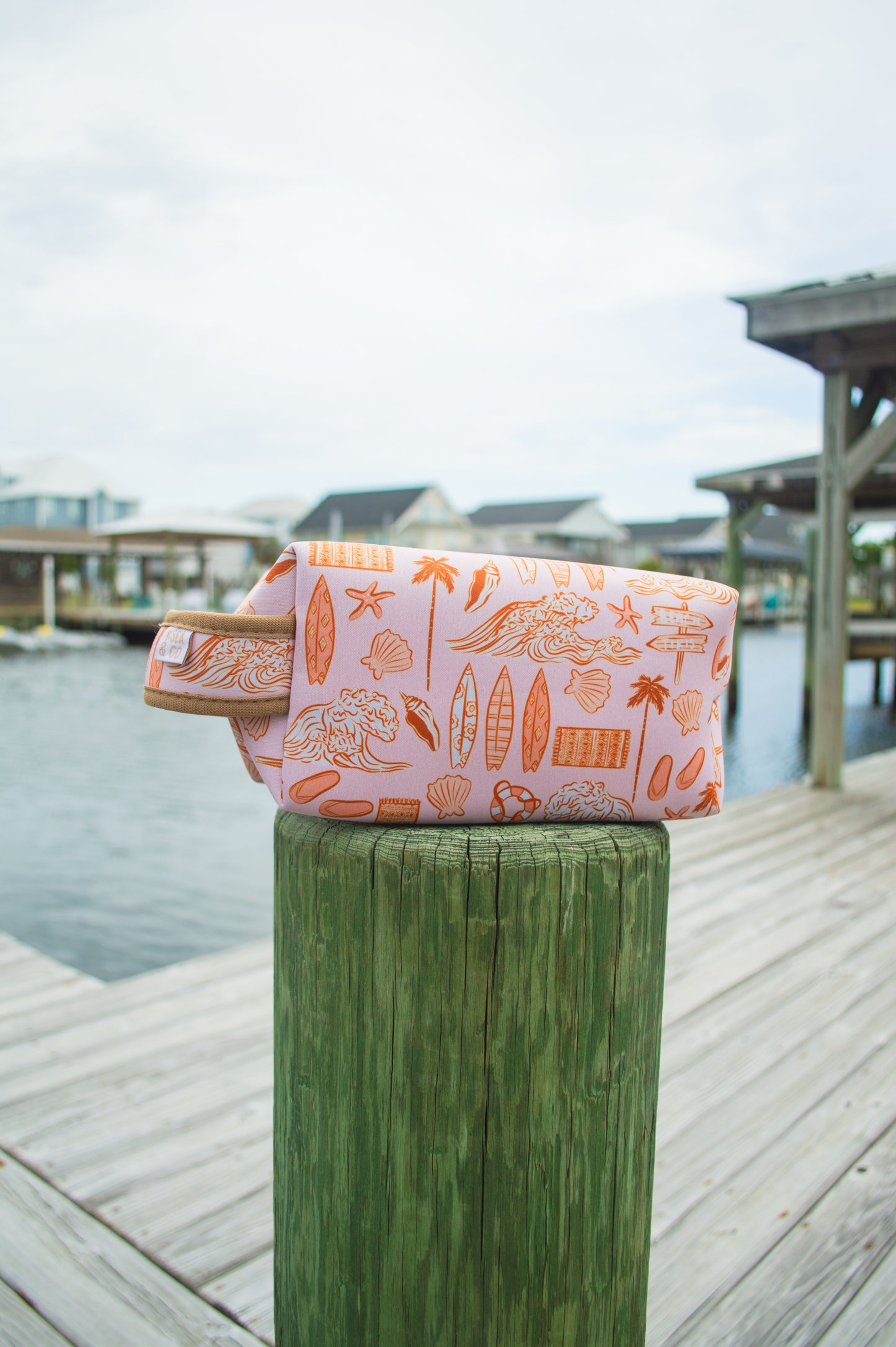 Coastal Sunset Cosmetic Pouch