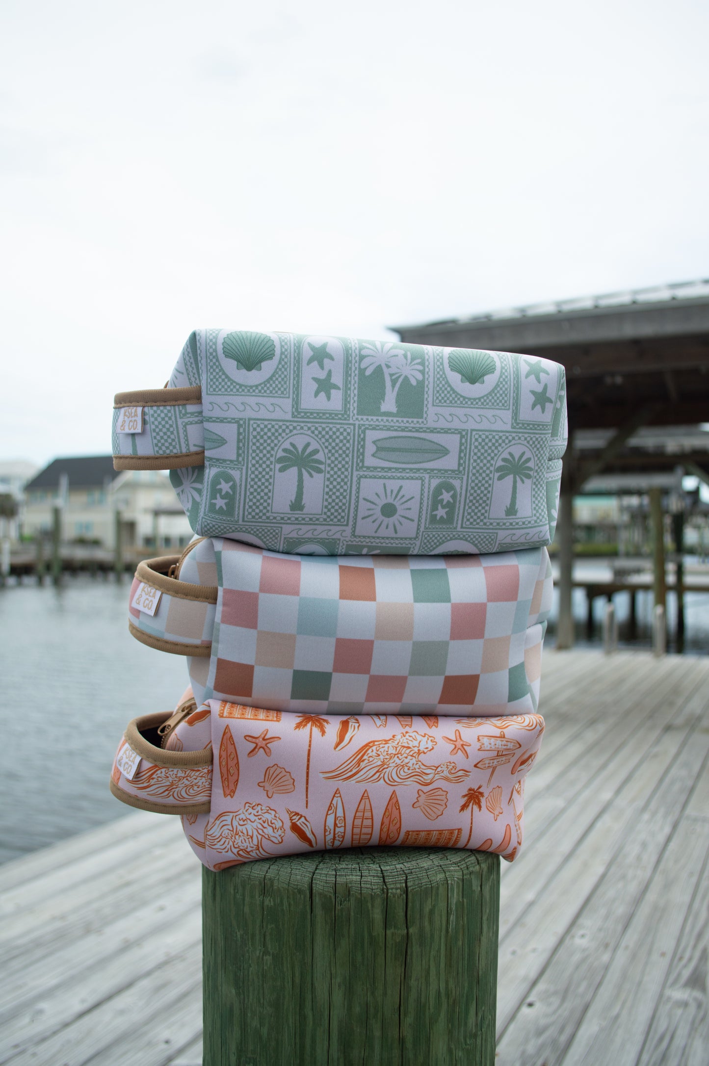 Coastal Sunset Cosmetic Pouch