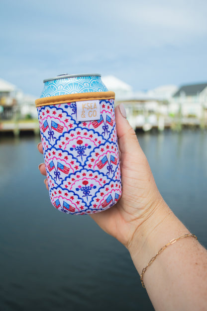 Stars & Stripes Can Sleeves (SLIM & REG)