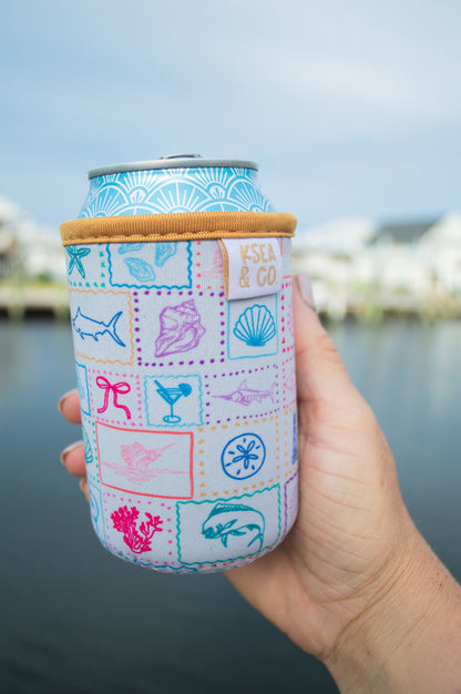Coastal Chic Can Sleeves (SLIM & REG)