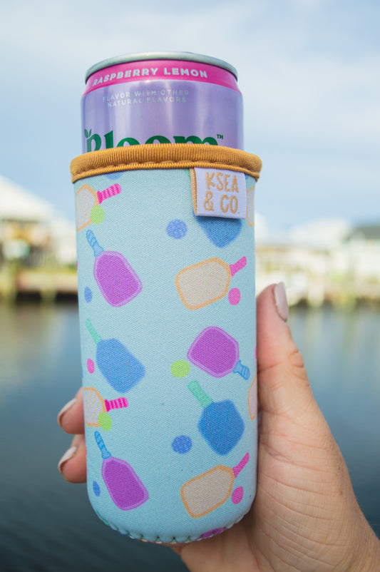 Pastel Pickleball Can Sleeves (SLIM & REG)