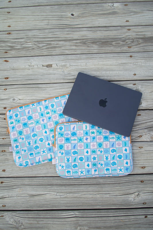 Coastal Quilt Laptop Sleeves (13" & 15")