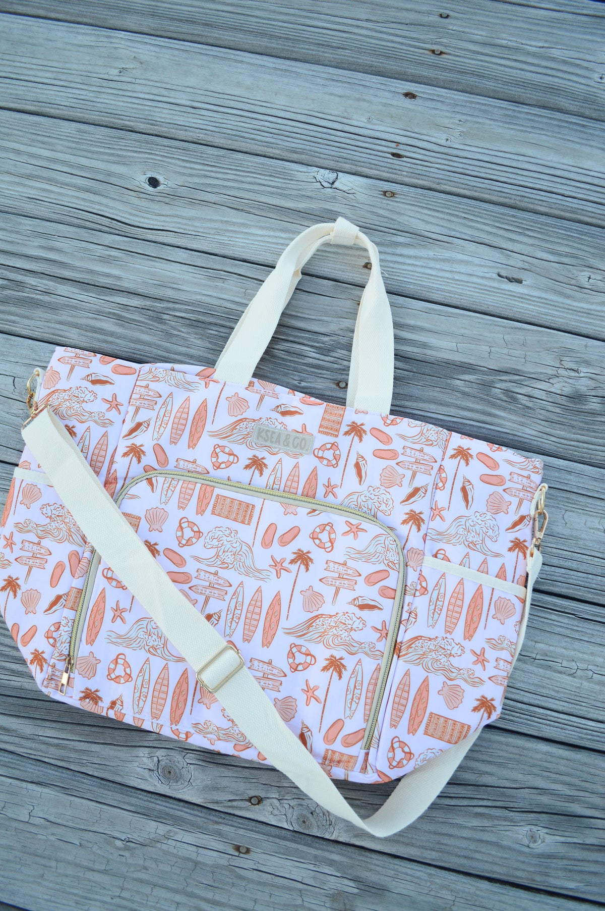 Coastal Sunset Cooler Tote Bag