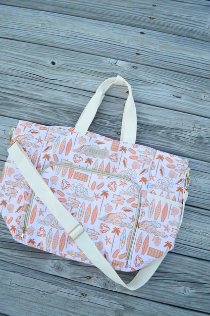 Coastal Sunset Cooler Tote Bag