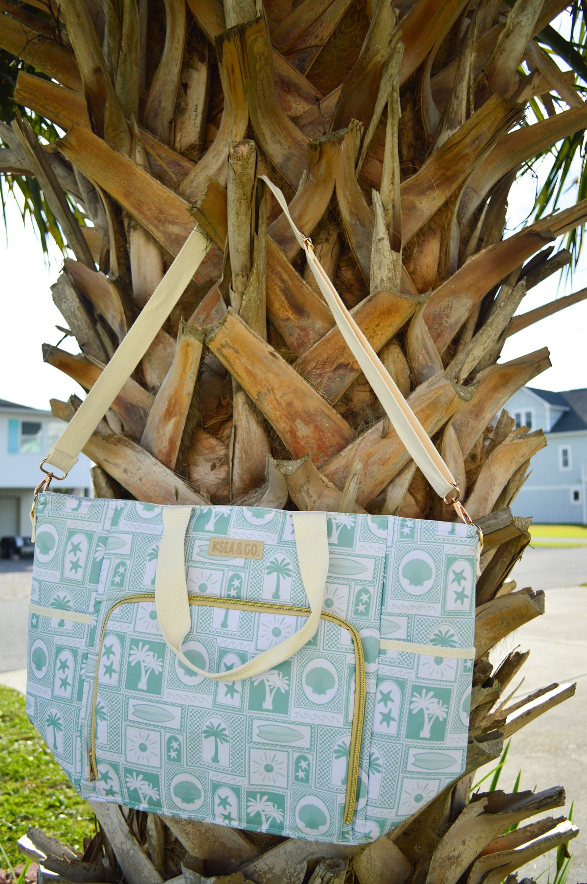Sage & Sand Cooler Tote Bag