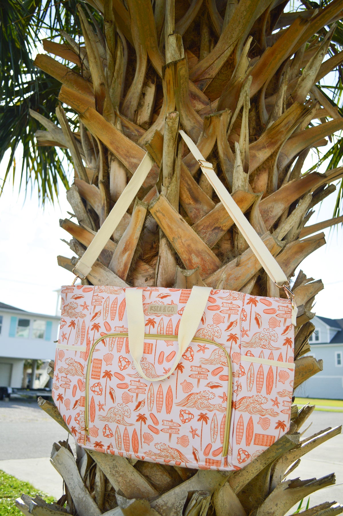 Coastal Sunset Cooler Tote Bag