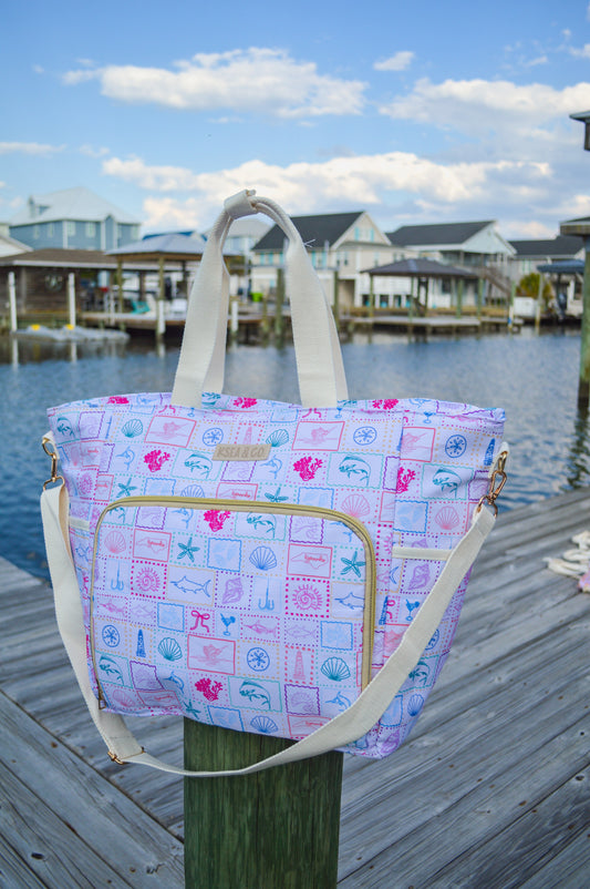 Coastal Chic Cooler Tote Bag