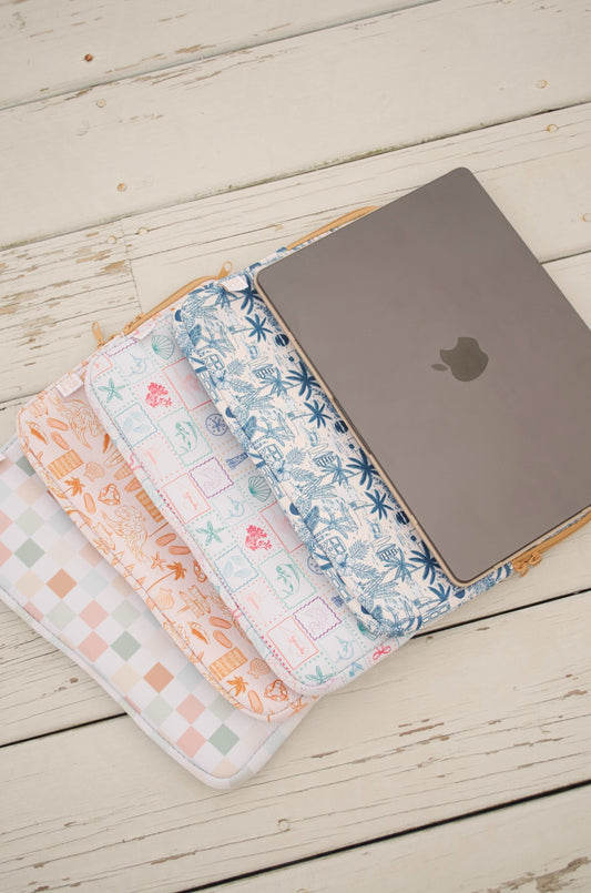 Pastel Checker Laptop Sleeves (13" & 15")