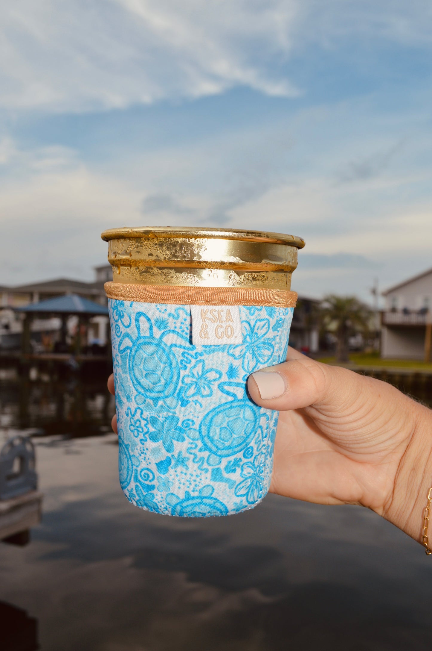 Turtle Iced Coffee Drink Sleeve