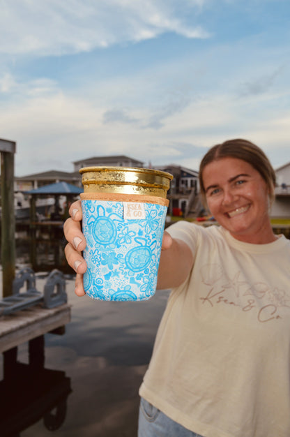 Turtle Iced Coffee Drink Sleeve