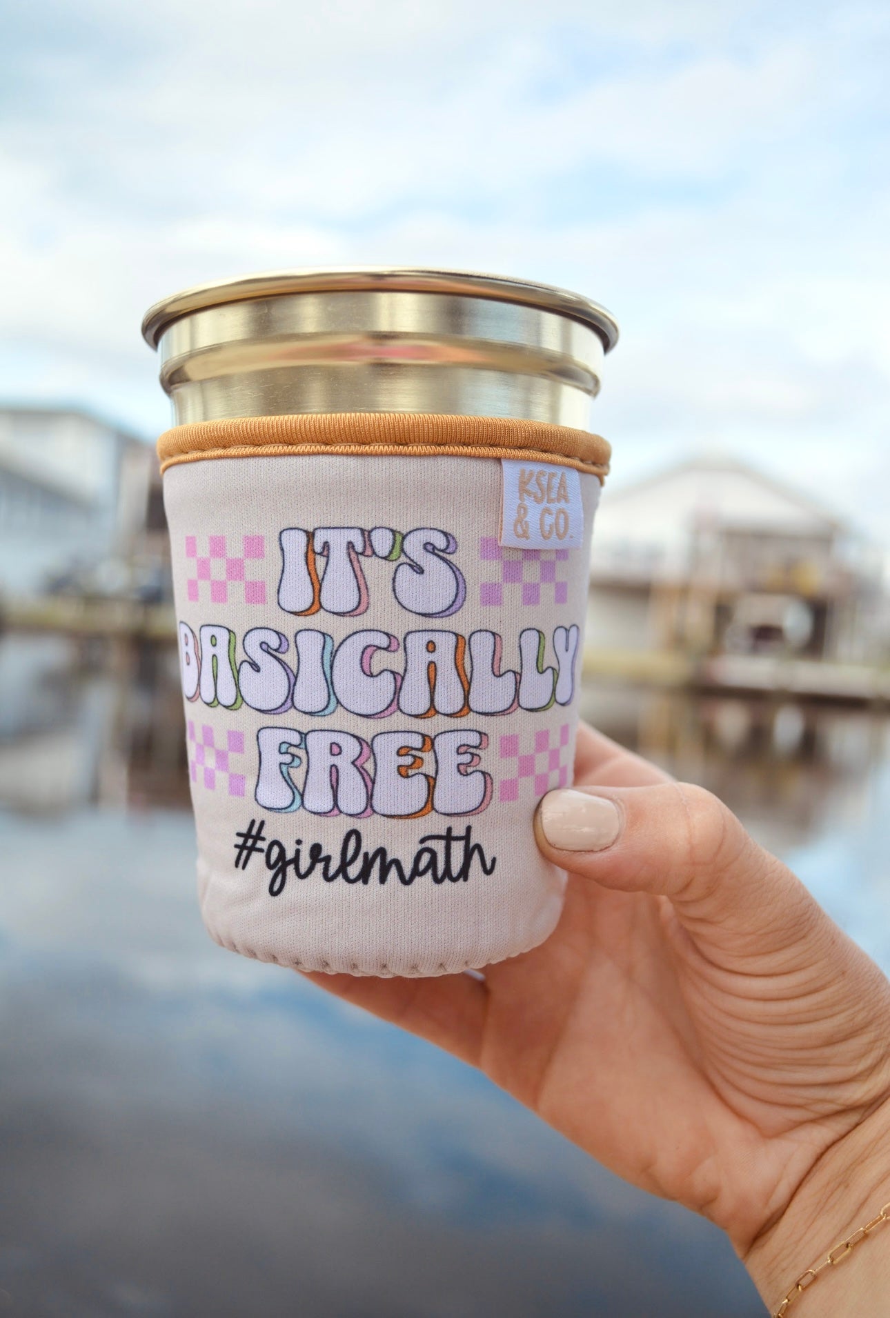 It's Basically Free Iced Coffee Drink Sleeve