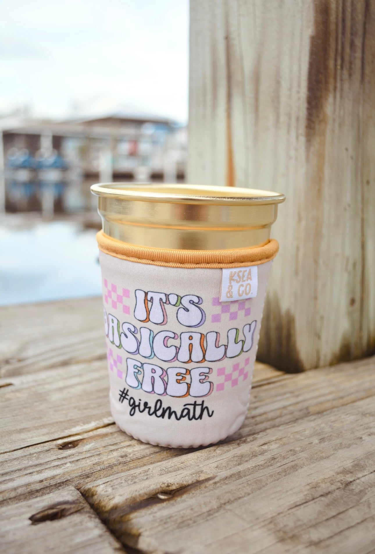 It's Basically Free Iced Coffee Drink Sleeve