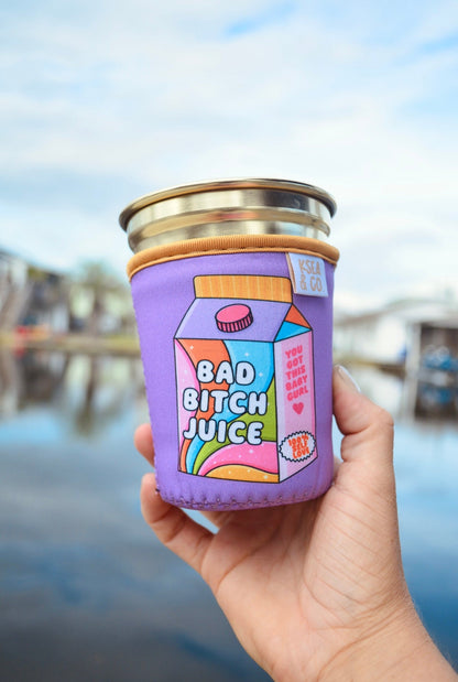 Bad Bitch Juice Iced Coffee Drink Sleeve
