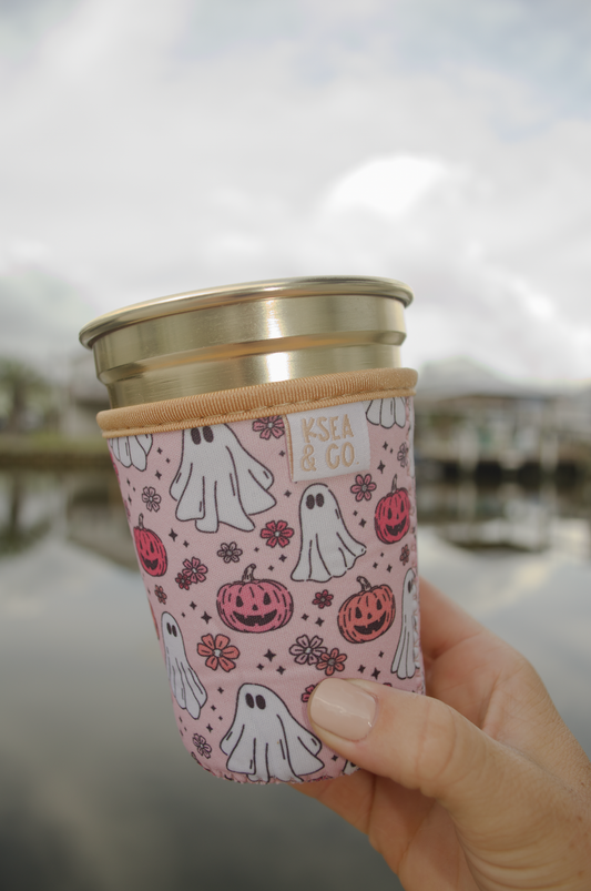 Ghouls Just Wanna Have Fun Iced Coffee Drink Sleeve