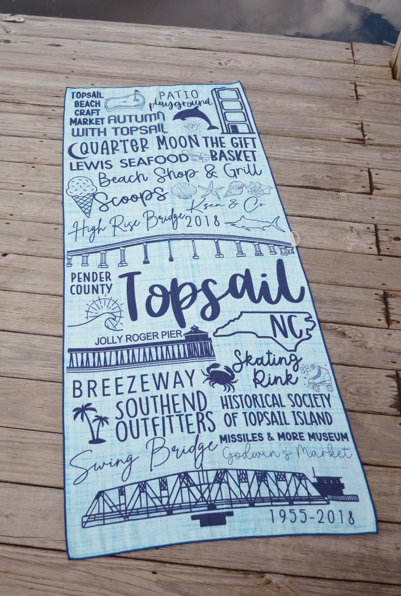 Topsail Recycled Towel - Eco-Friendly