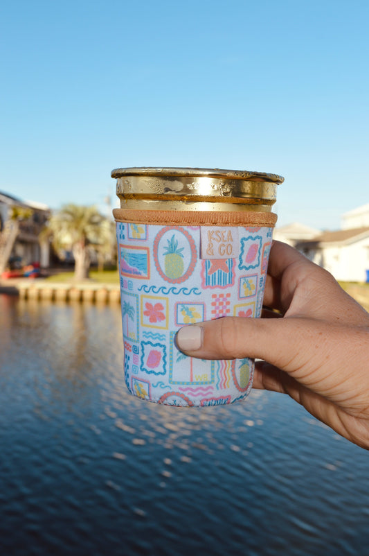 Wrightsville Beach Iced Coffee Drink Sleeve