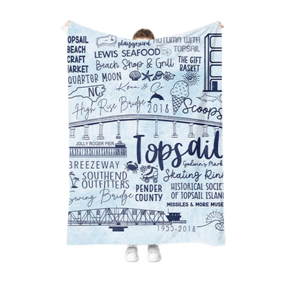 Topsail Throw Blanket