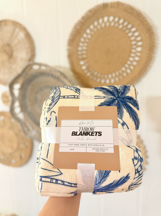 Palm Beach Throw Blanket