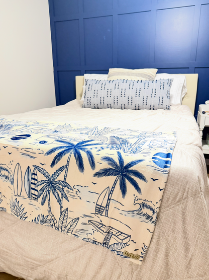 Palm Beach Throw Blanket