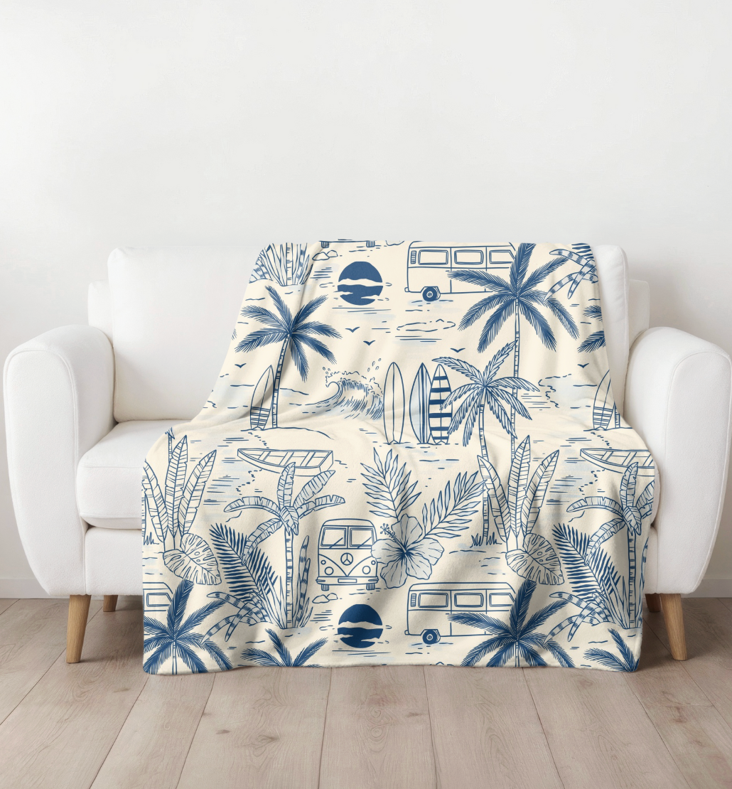 Palm Beach Throw Blanket