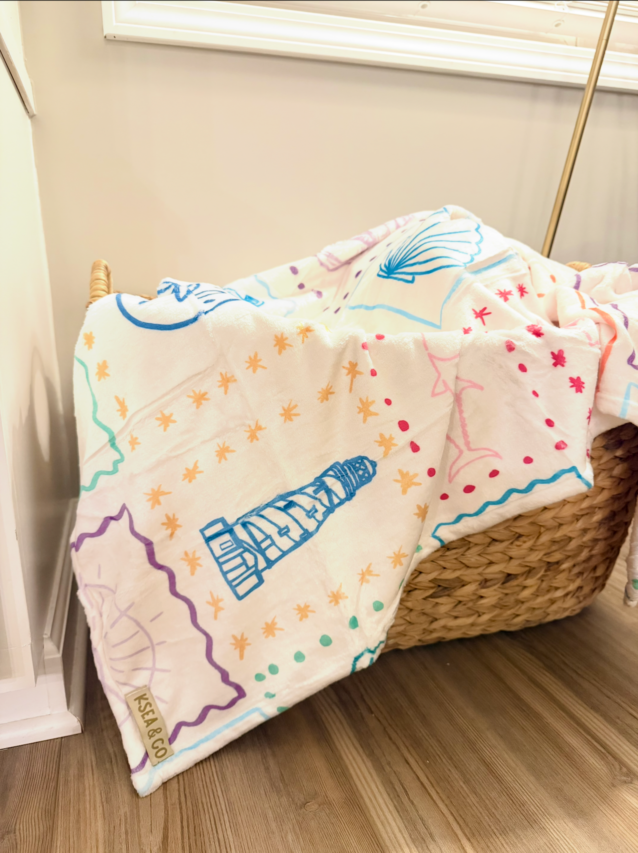 Coastal Chic Throw Blanket