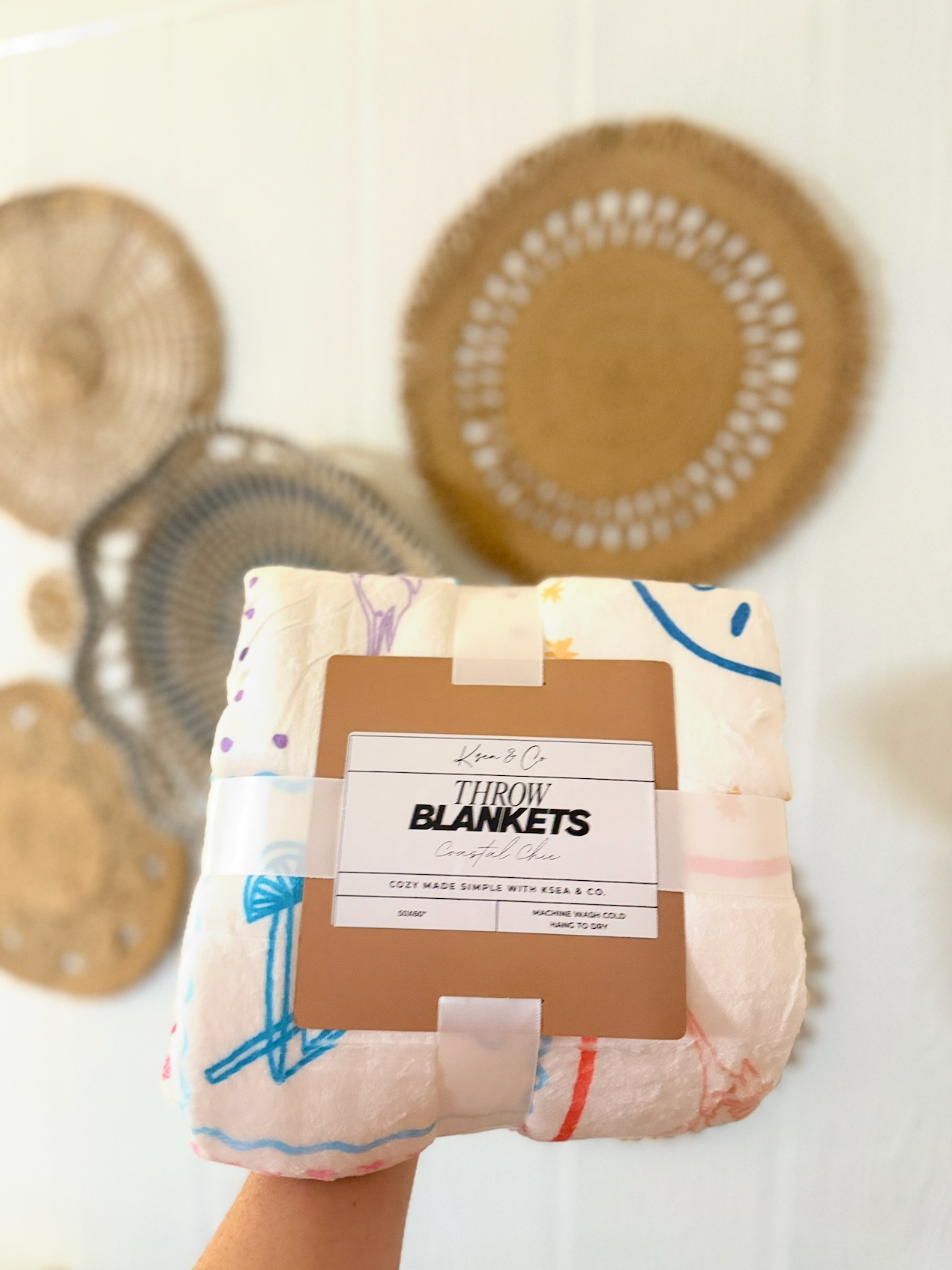 Coastal Chic Throw Blanket