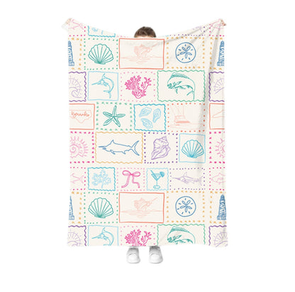 Coastal Chic Throw Blanket