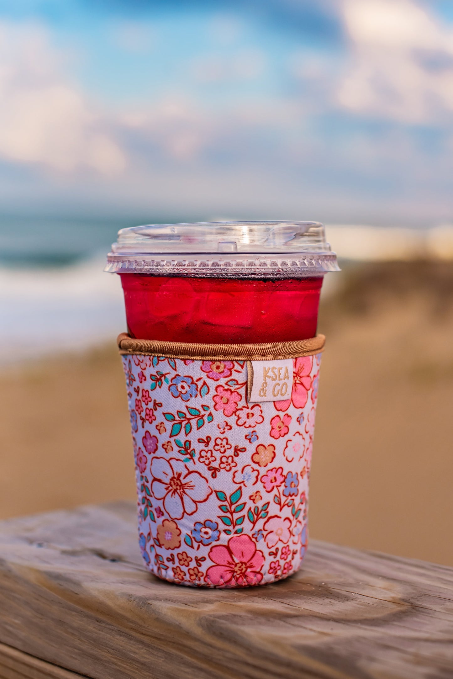 Sweet Peony Iced Coffee Drink Sleeve