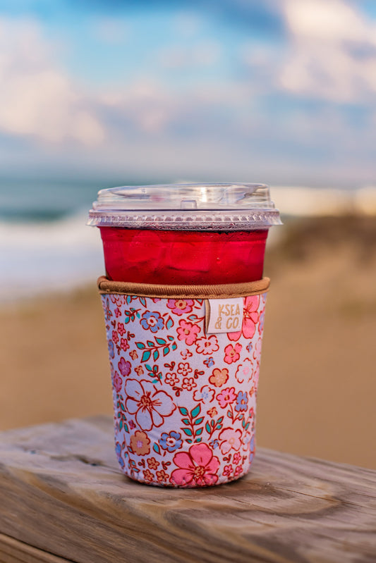 Sweet Peony Iced Coffee Drink Sleeve