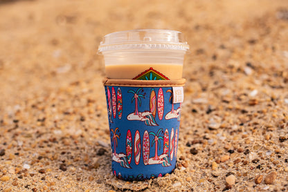 Surf's Up Iced Coffee Drink Sleeve