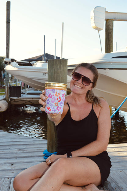 Sunset Safari Iced Coffee Drink Sleeve