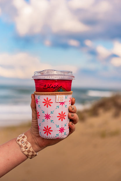 Petal Pop Iced Coffee Drink Sleeve