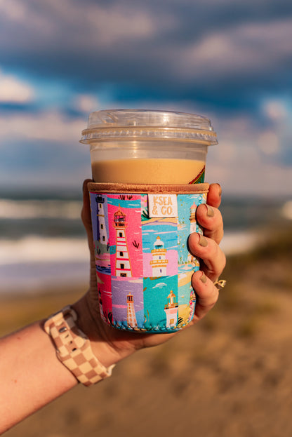 Lighthouse Iced Coffee Drink Sleeve