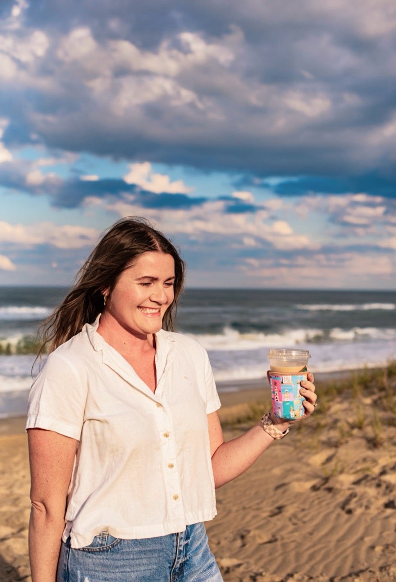 Lighthouse Iced Coffee Drink Sleeve