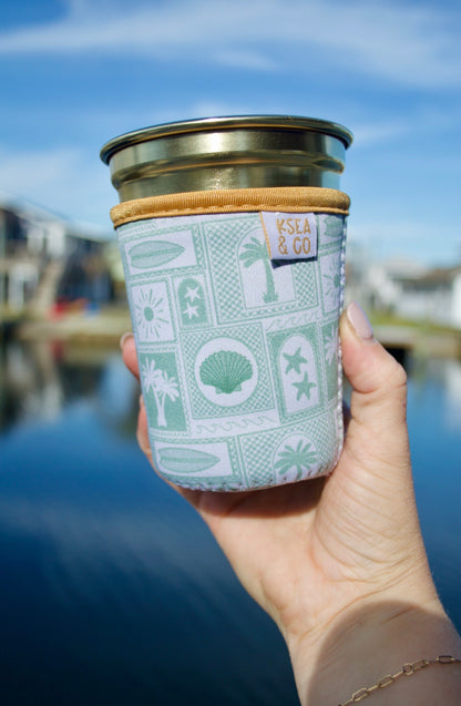 Sage & Sand Iced Coffee Drink Sleeve