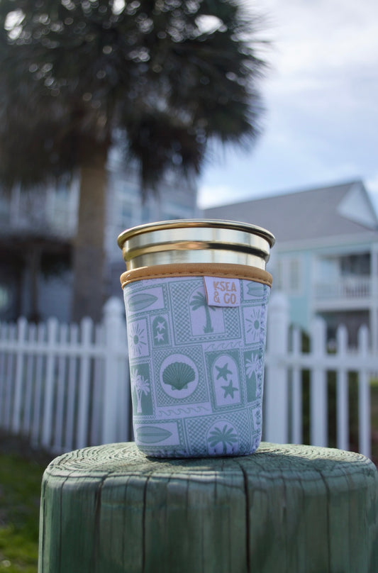Sage & Sand Iced Coffee Drink Sleeve