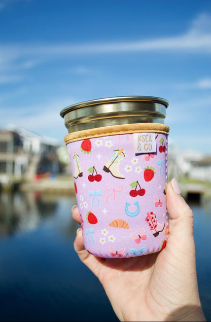 Boots & Bows Iced Coffee Drink Sleeve