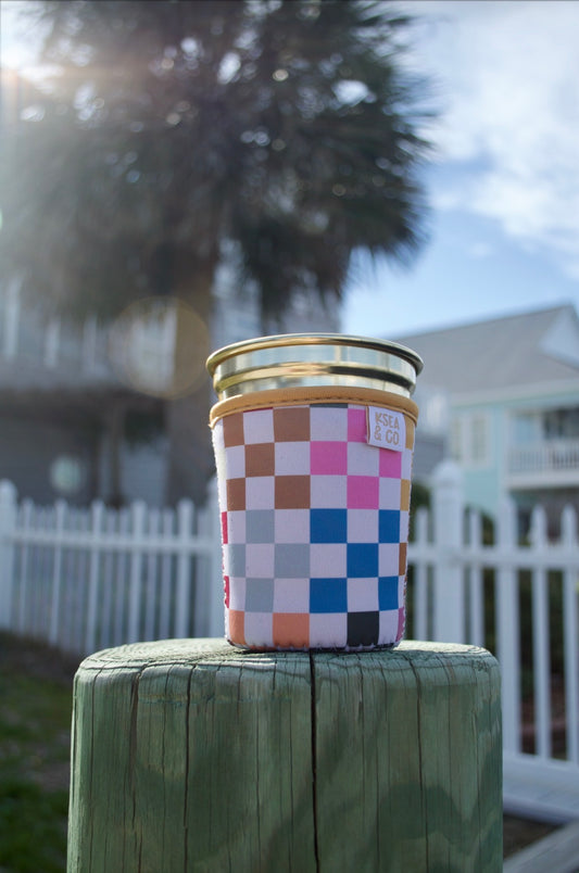 Patchwork Palette Iced Coffee Drink Sleeve