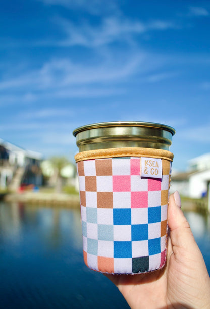 Patchwork Palette Iced Coffee Drink Sleeve