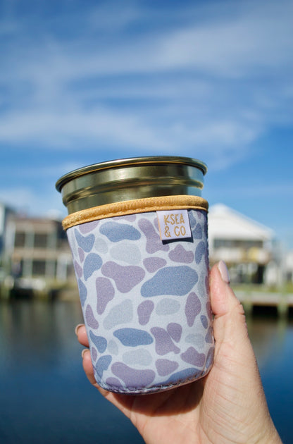 Camo Iced Coffee Drink Sleeve