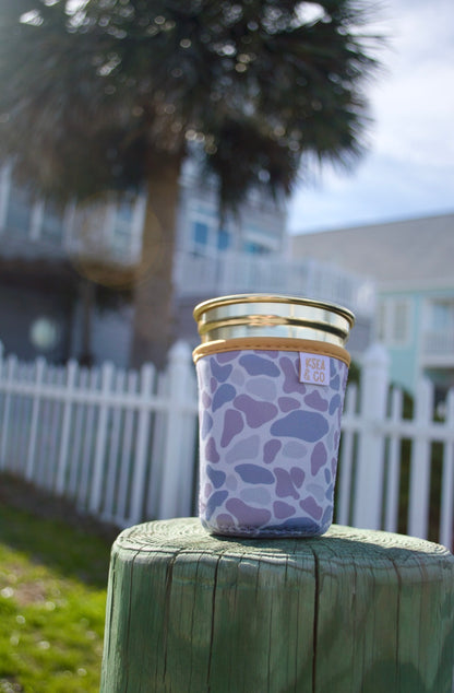 Camo Iced Coffee Drink Sleeve